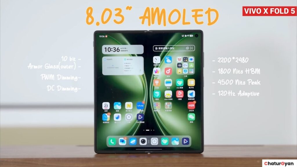 Vivo X Fold 5 Display